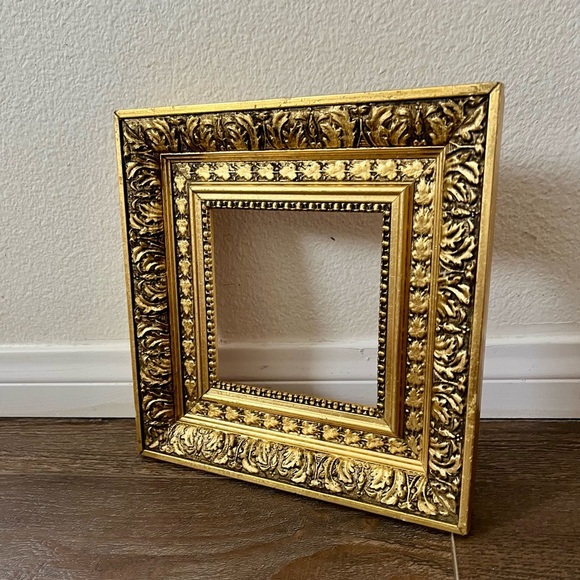 Elegant Gold Ornate Picture Frame 10/10 inches - Picture 8 of 9